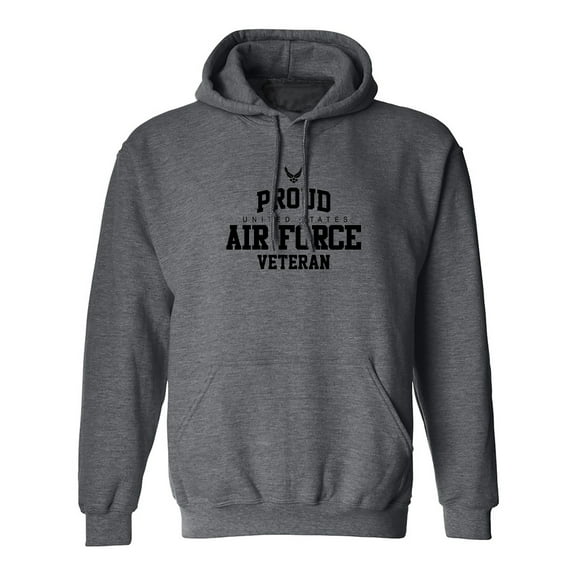Proud Air Force VETERAN Adult Hooded Sweatshirt