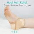 Heel Silicone Foam Dressing for Bed Sore Care Prevent Ulcers, Reduce