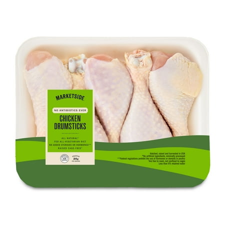Marketside Antibiotic-Free Chicken Drumsticks, 1.5 - 2.2 lb