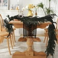 thumbnail image 5 of Kbndieu 5.9FT Black Leaf Garland Artificial Hanging Fall Leave Vines Norfolk Pine Needle Garland for Outdoor Indoor Table Mantle Wall Christmas Thanksgiving Decor Christmas Decorations Clearance, 5 of 9