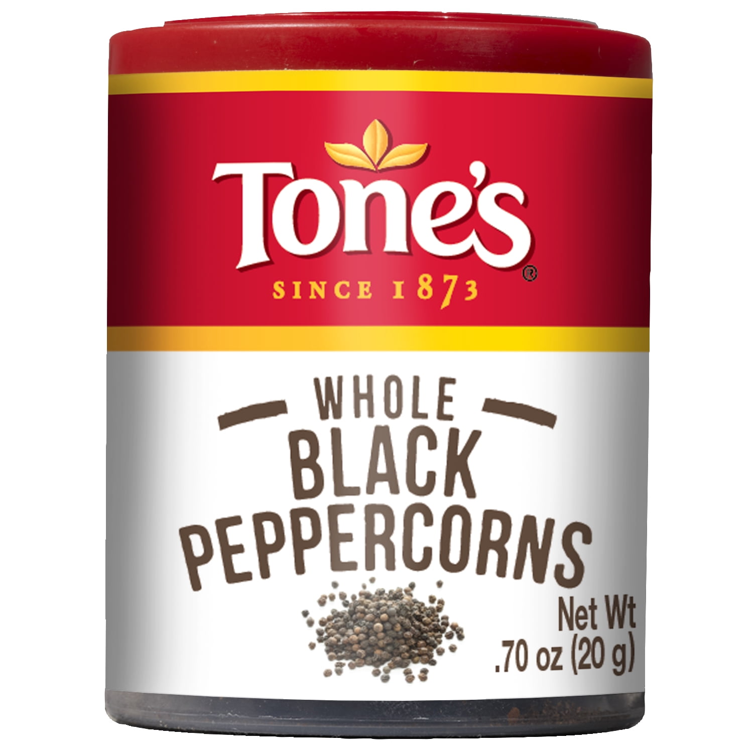 Tones Peppercorns, Black, Whole