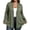 Army Green, variant on Iroehba Womens Cardigan Plus Size Long Sleeve Open Front Solid Color Relaxed Cut Casual Outerwear with Pockets for Everyday Wear