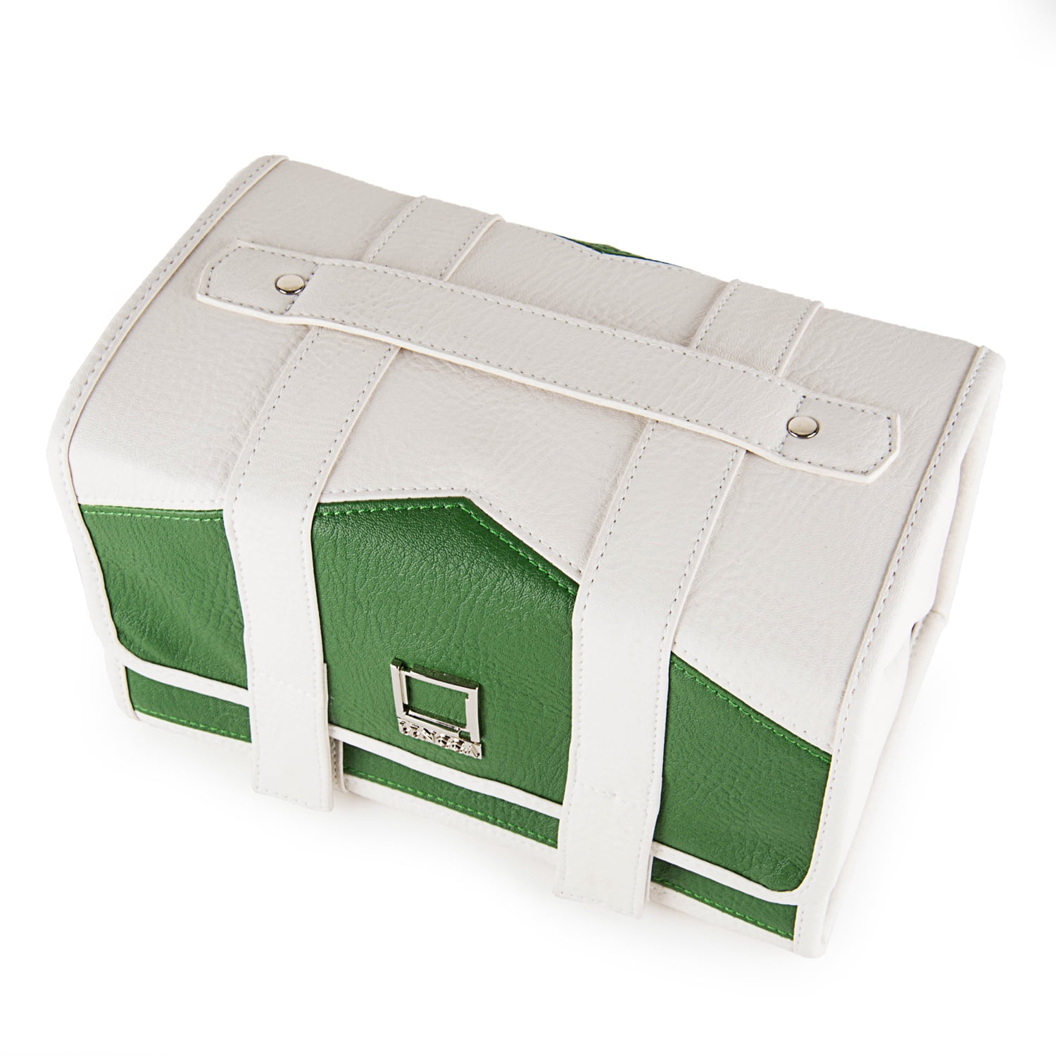 Travel Toiletry Organizer – Compact Hanging Leatherette Bag with 4 Removable Compartments for Men & Women