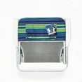 Caribbean Joe Comfort Height Folding Beach Chair, Packs Flat with