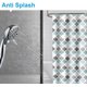 thumbnail image 4 of Cortinas de baño de tela de poliéster resistente al moho de 180 x 180 cm, 4 of 5