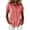 Red, variant on Yievot Womens Button Down Shirts Cotton Linen Striped Dress Shirt Short Sleeve Collared Office Work Blouses Summer Tops