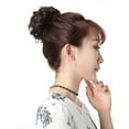 thumbnail image 3 of Perruque Boule Anneau Bouclé Cheveux pour Femmes Perruque Simulation Mate Moelleuse Pièce de Cheveux, 3 of 5