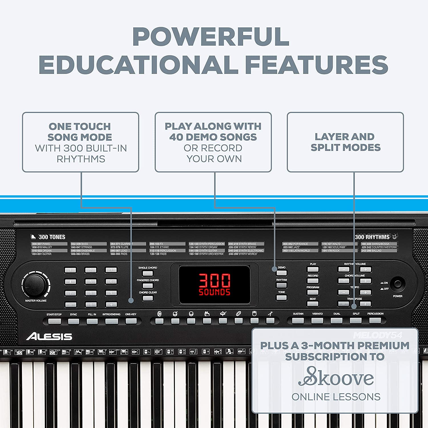 Alesis melody 54 key electronic keyboard piano Clearance