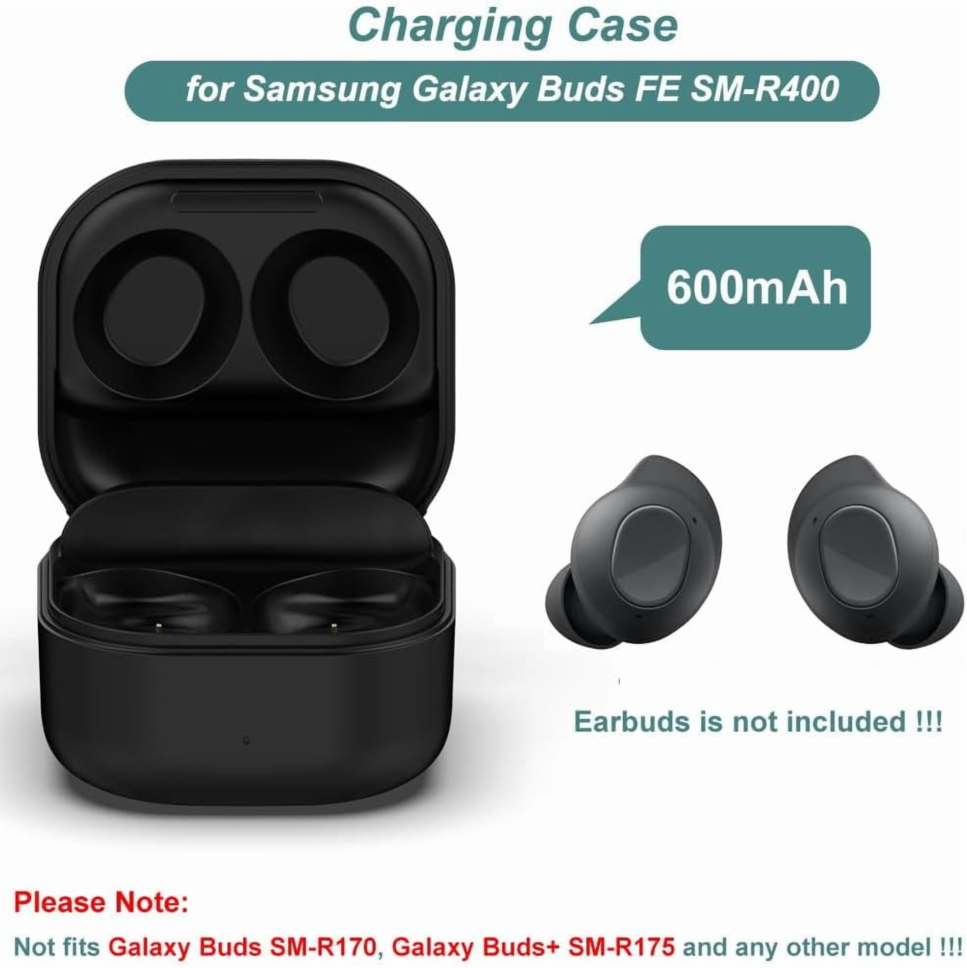 KOMI, Charging Case, Black, for Samsung Galaxy Buds FE SM-R400