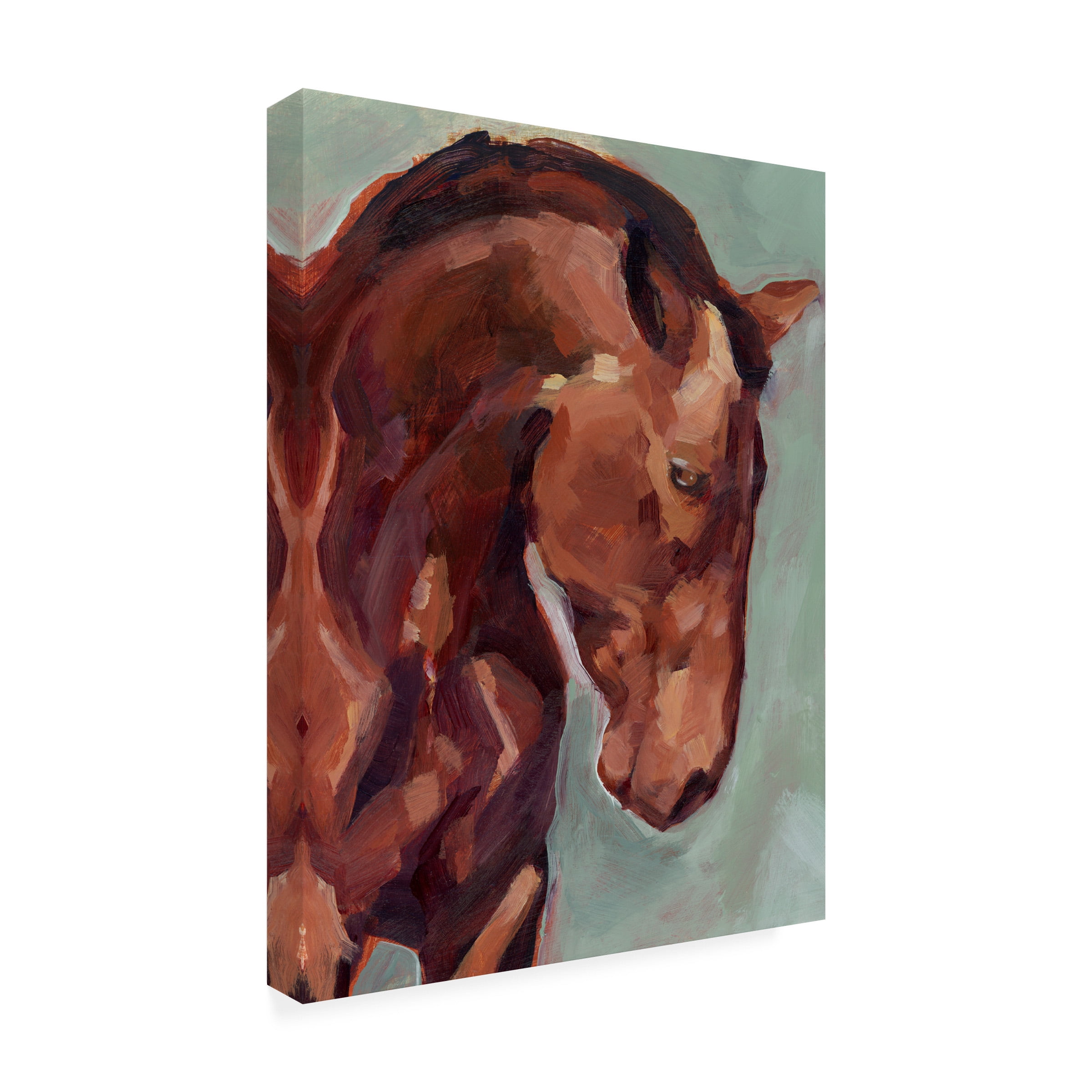 Jennifer Paxton Parker 'Paint by Number Horse II' Canvas Art