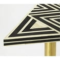 thumbnail image 2 of Butler Specialty Accent End Table In Black Bone Inlay And Brass, 2 of 5