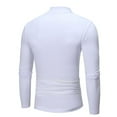 thumbnail image 4 of Oalirro Long Sleeve Tee Shirts for Men Men Solid Turtleneck Casual Slim Fit Pullover Warm T-shirt Bottoming Shirt, 4 of 5
