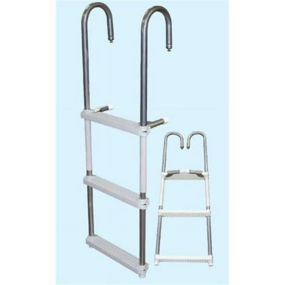 JIF Marine DMM3 3-Step Pontoon Swim Ladder