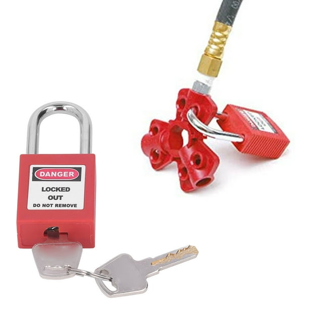Pneumatic Lockout Lockout Tagout Locks Set, Quick Disconnect Gas