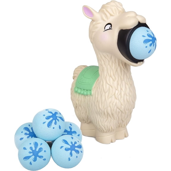 Hog Wild Llama Popper Toy - Shoot Foam Balls Up to 20 Feet - 6 Balls Included - Age 4 