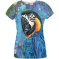 thumbnail image 1 of Exotic Blue Gold Macaw All Over Womens T Shirt, 1 of 1