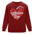 thumbnail image 4 of NuoCaiYun Sweatshirt Men's Crew Neck Fashion Valentine's Day Print Tops Long Sleeve Casual Loose Comfort Pullover, 4 of 6