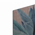 thumbnail image 2 of Luxe Metal Art 'Agave With Coral by Alana Clumeck Metal Wall Art, 24"x36", 2 of 7