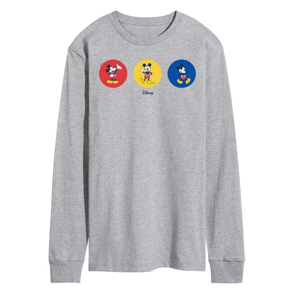 Mickey & Friends - Mickey Poses - Men's Long Sleeve T-Shirt