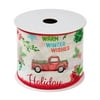 The Pioneer Woman Holiday Sentiments Fabric Ribbon