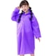 thumbnail image 2 of Chubasquero de 3 piezas Naiovety para niños impermeable para senderismo y acampada Poncho de EVA Violeta, 2 of 6