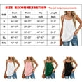 thumbnail image 4 of Sonducket Chaleco de algodón para mujer, camisola de cuello ajustable, playa, vacaciones, cita, cena, camiseta sin mangas bonita, ropa de Prendas para la parte del cuerpo Negro SG, 4 of 6