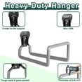 thumbnail image 3 of 2pcs Hose Holder Wall Mount - Metal Garden Hose Hanger Sturdy Hose Reel Holds up to 150ft Hose, Heavy Duty Water Hose Holders for Outside Yard (Gray), 3 of 7