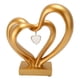 thumbnail image 1 of Escultura de doble corazón Estatuas románticas de resina Escultura de amor para pareja Estatua de amor Aniversario de boda BS20622, 1 of 9