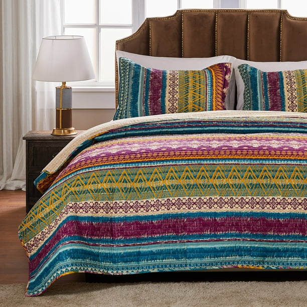 Cotton Quilt Set Siesta Twin Xl, Native American Bedding Sets Twin