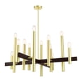 thumbnail image 3 of Livex Lighting - Helsinki - 12 Light Chandelier in Mid Century Modern Style - 44, 3 of 8