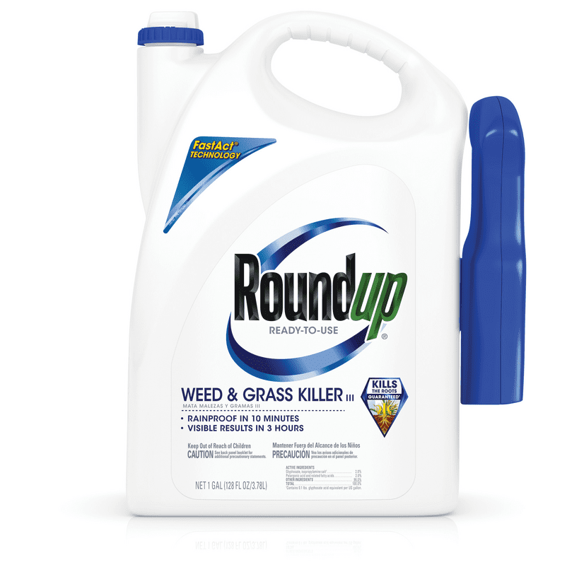 Roundup Ready-To-Use Weed & Grass Killer III, 1 gal., with Trigger Sprayer