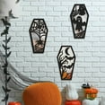 thumbnail image 5 of DFC Classic Bat Pumpkin Shape Wood Plus Sticker Wall Hanging Decoration, 5 of 5
