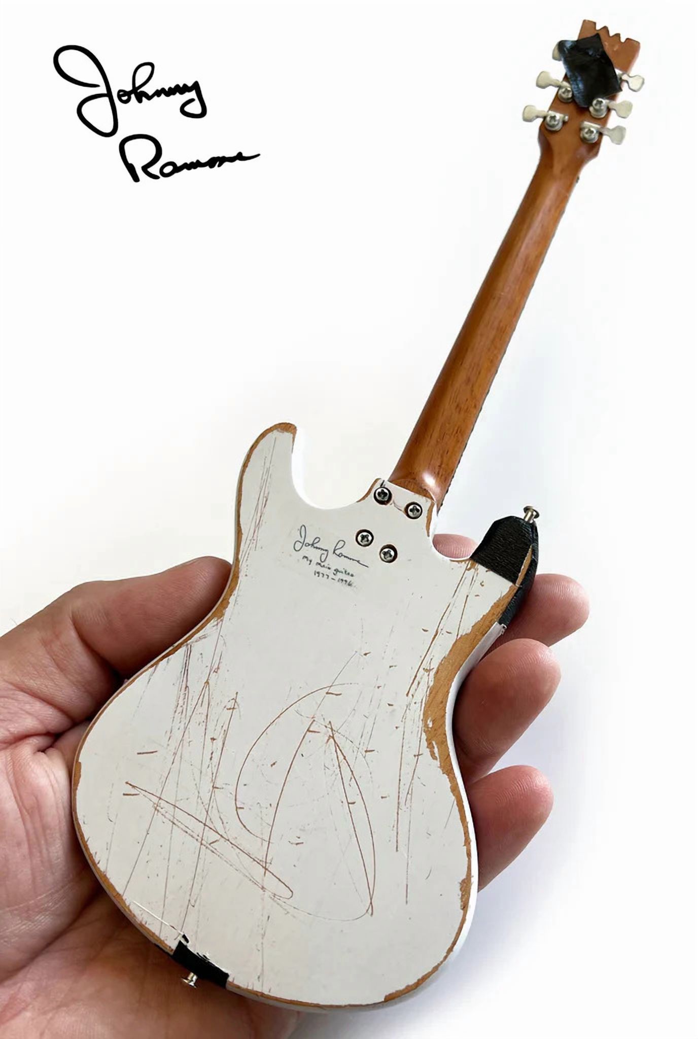 Johnny Ramone Signature 1965 Mosrite Ventures II 10 Inch Miniature Guitar