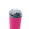 thumbnail image 3 of Ezprogear 20 oz Stainless Steel Carnation/Cherry Slim Skinny Tumbler Vacuum Insulated Coffee Tumbler Travel Cup with Lid and Straw, 3 of 5