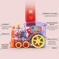 thumbnail image 3 of Electric Domino Train Set For 3+ Years Old Kids Parent-Children Interactive Tracking Set W/60Pcs Domino Pieces Automatic Educative Domino Brick Laying Train Toy, 3 of 10