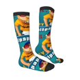 thumbnail image 4 of Lsque Sml Jeffy Printed Crew Socks Men's Women's LightWeight Thin Casual Calf Socks ,Knee High Socks,Cotton Socks, 4 of 9