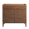thumbnail image 2 of Modway Render 35" MDF and Particleboard Bathroom Vanity Cabinet in Walnut, 2 of 8
