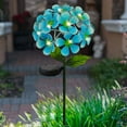 thumbnail image 3 of Solar LED Metal Flower Stake Lights - Multiple Colors, 3 of 5