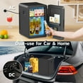 thumbnail image 5 of Advwin 22L Mini Fridge Cooler, Compact Personal Refrigerators for Skincare, Beverage, Black, 5 of 8