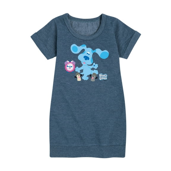 Blue Clues & You! - Blue Clues Crew - Toddler And Youth Girls Fleece Dress