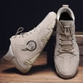 thumbnail image 6 of Sngxgn Men's Sport Gym Running Shoes Walking Shoes Casual Lace up Lightweight(Beige,45), 6 of 8