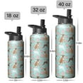 thumbnail image 5 of Paw Print Design Stainless Steel Water Bottle - Double Walled Copper Layer Technology with 360° Leakproof Seal for Sports & Outdoor use。, 5 of 6
