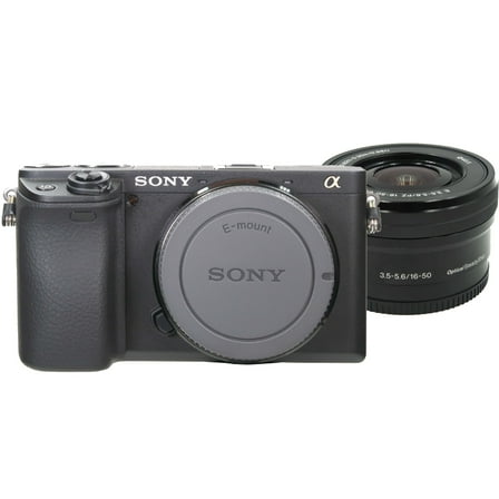 Sony Alpha a6400 Mirrorless Camera & 16-50mm Lens - E Mount Compatible Cameras - ILCE-6400L/B