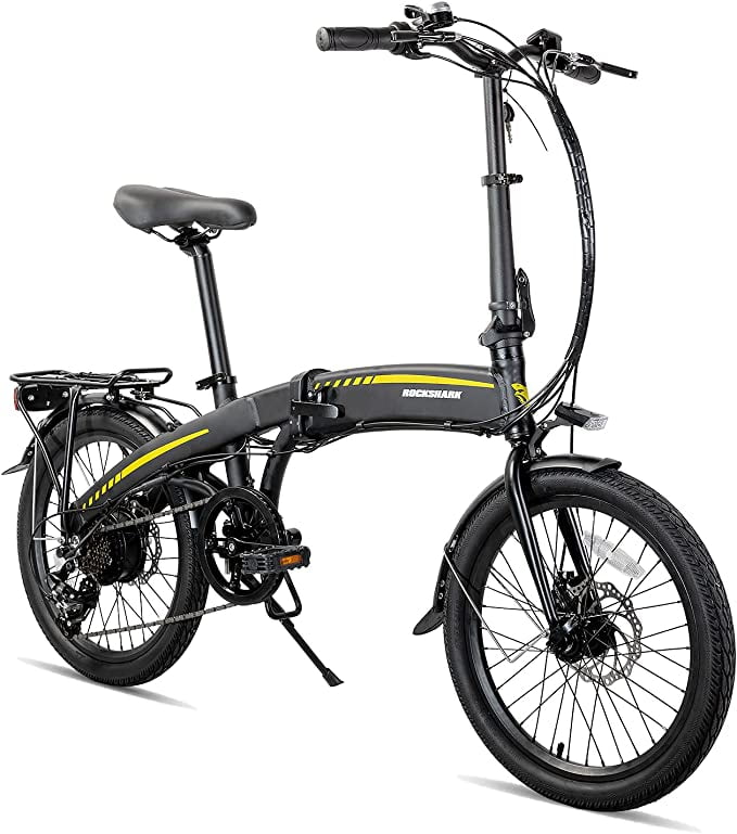 Hiland Rockshark Electric Bike Aluminum 20 inch Electric Folding Bike