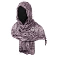 thumbnail image 6 of Purple Multifunctional Hooded Cowl Halloween Shawl Cotton And Linen Medieval Hooded Cowl for Renaissance Men, DIY Costume Accessory One Size, 6 of 8