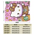 thumbnail image 2 of Hello Kitty Blanket, Super Soft Throw Blanket, Cozy Flannel Blankets For Boys Girls, Warm Blankets For Couch Sofa Bed, 40"X30", 2 of 9