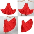 thumbnail image 1 of de Baile Flamenco cinturo Volante para Tango Accesorios para Bailarinas Profesionales rojo Salvador Vestido de baile latino, 1 of 7