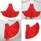 thumbnail image 1 of de Baile Flamenco cinturo Volante para Salda Tango Accesorios para Bailarinas Profesionales rojo, 1 of 7