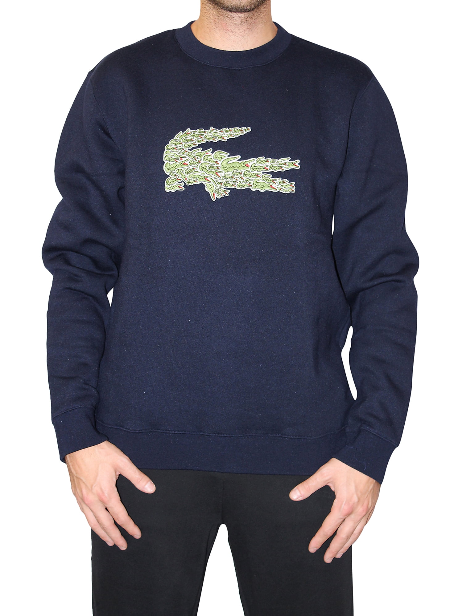 lacoste multi croc sweatshirt