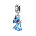 thumbnail image 4 of 100 % 925 Encanto De Plata Esterlina Primavera Festival Serie Azul Mariposa Colgante Adecuado Para Pandora Pulsera diy, 4 of 4